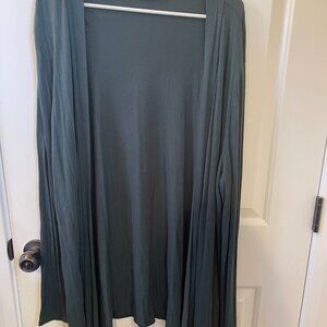 Dark Green Cardigan Plus Size